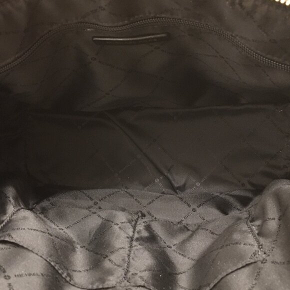 NWT!!! Michael Kors Ciara Black Metallic Large Shoulder Tote w/ wristlet - Picture 8 of 16